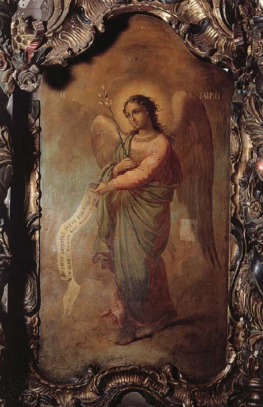 Nicolae Grigorescu Archangel Gabriel Norge oil painting art